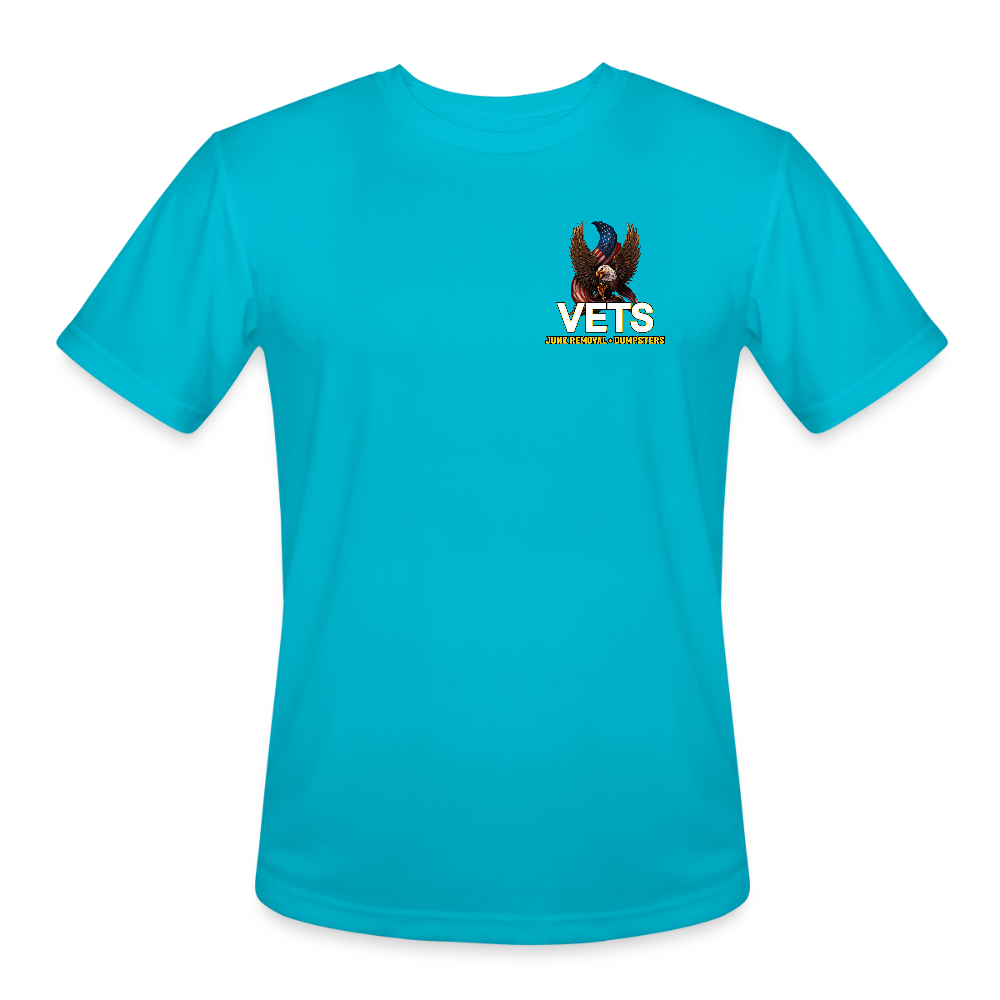VETS Jacksonville FL Performance T - turquoise
