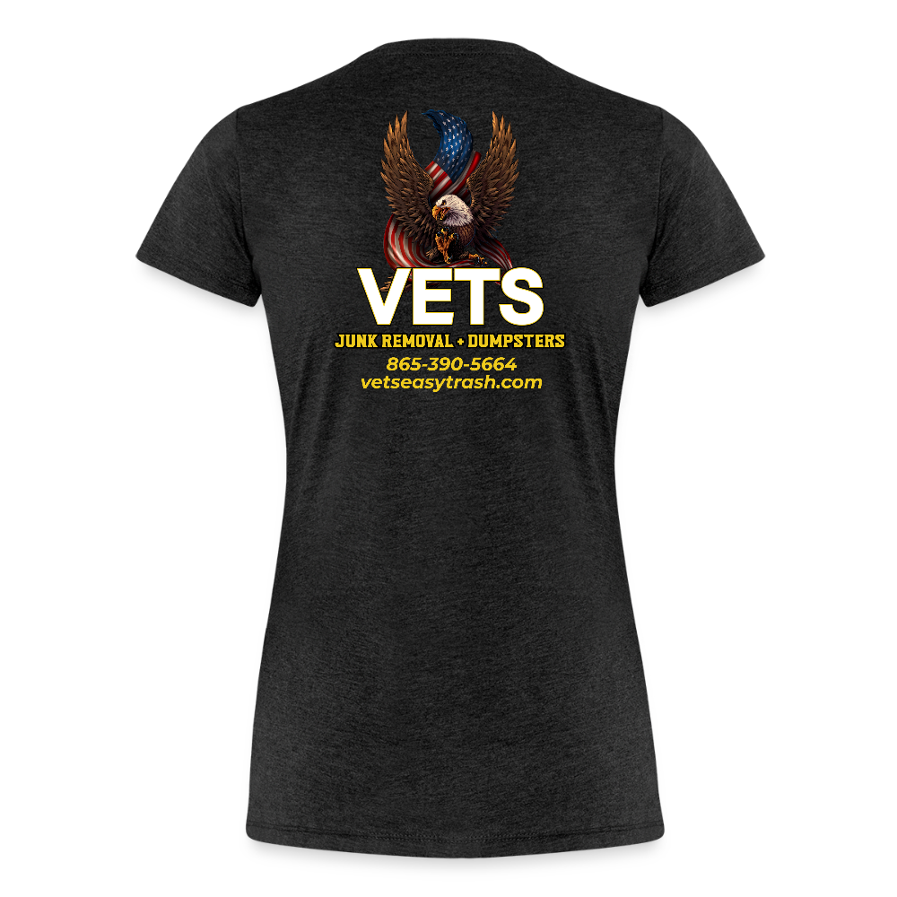 VETS Knoxville Womens Cotton T-shirt - charcoal grey