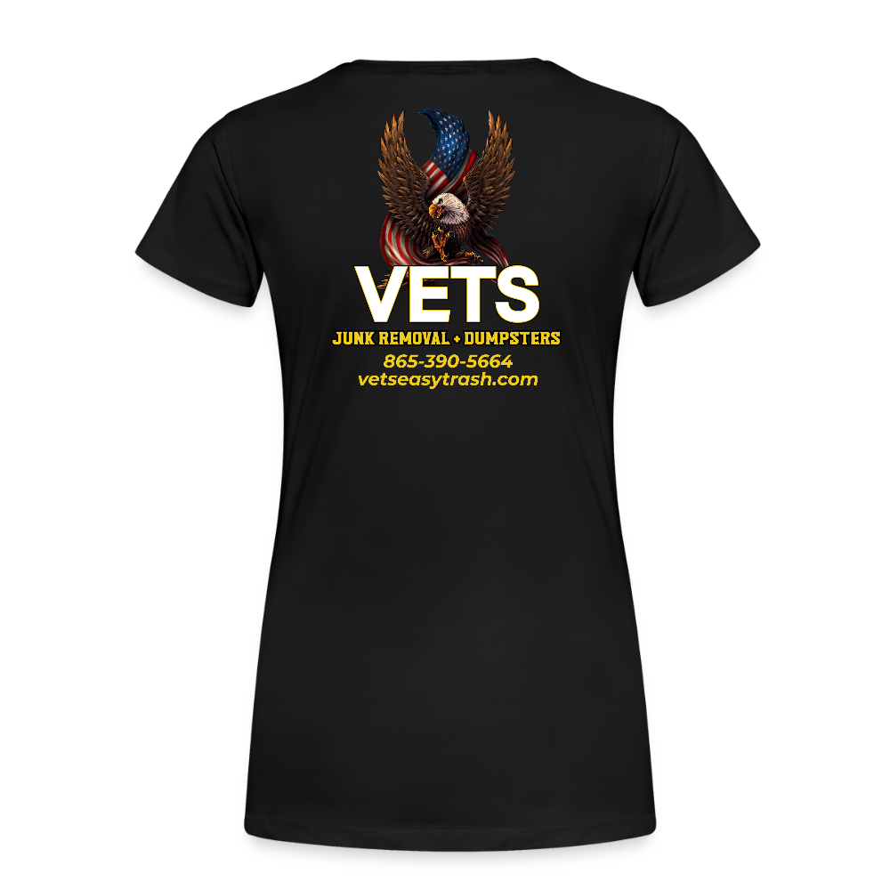VETS Knoxville Womens Cotton T-shirt - black