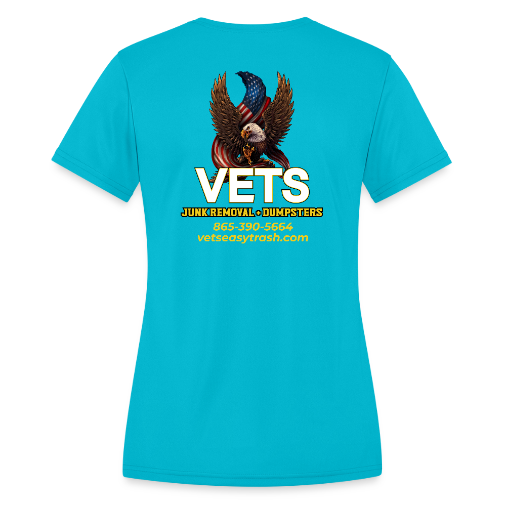 VETS Knoxville Women's Performance T - turquoise