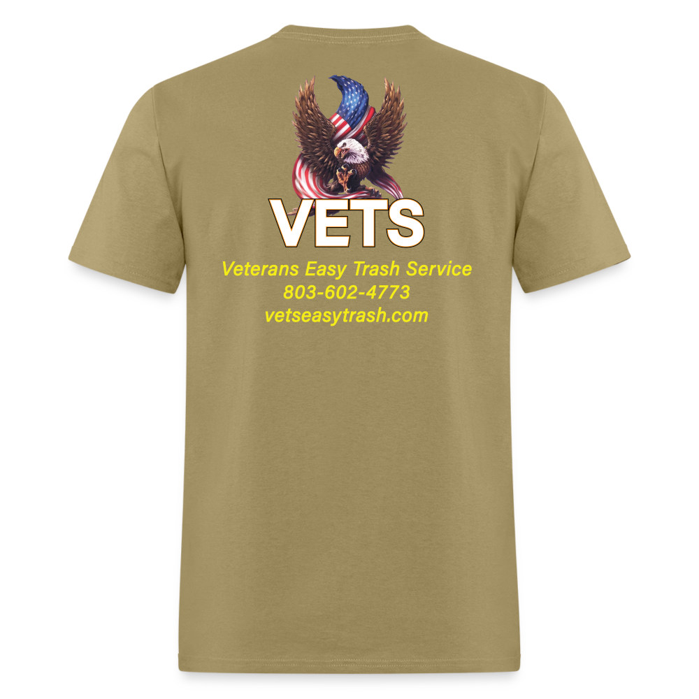 VETS Columbia Cotton T-Shirt - khaki