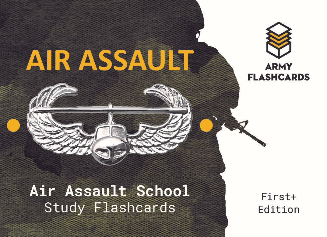 Air Assault Study Flashcards | Sabalauski Air Assault School Handbook | February 2018