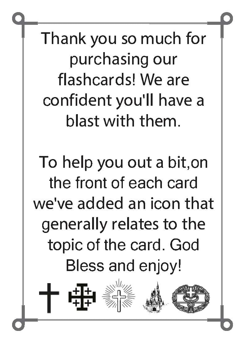 Agape Flashcards Scripture Study