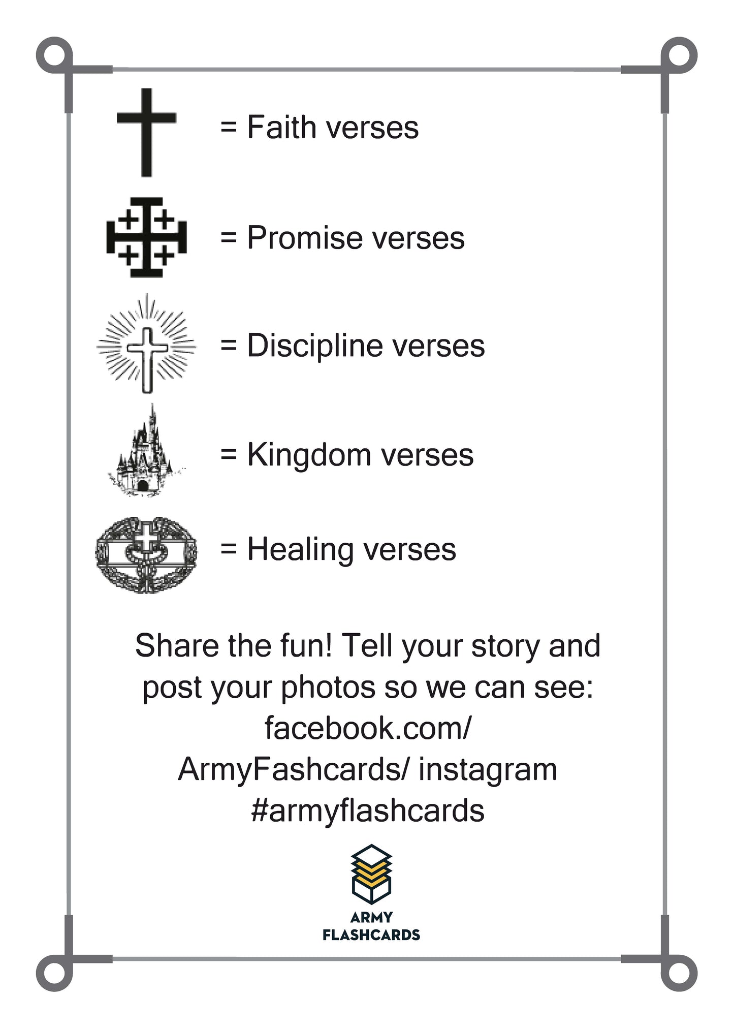 Agape Flashcards Scripture Study