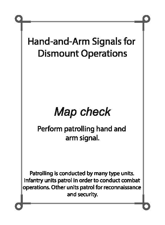Military Hand and Arm Signals Flashcards | TC 3-21.60