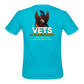 VETS Jacksonville FL Performance T - turquoise