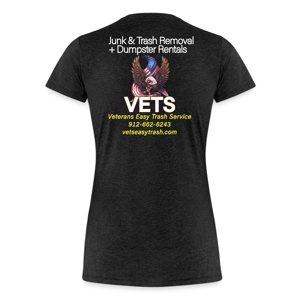 VETS Savannah Womens Cotton T-shirt - charcoal grey