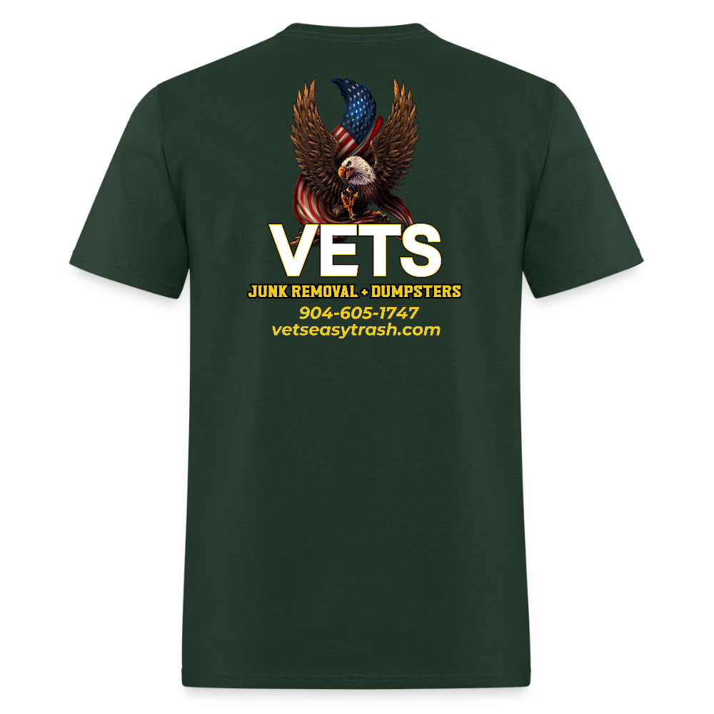 VETS Jacksonville FL Cotton T-Shirt - forest green