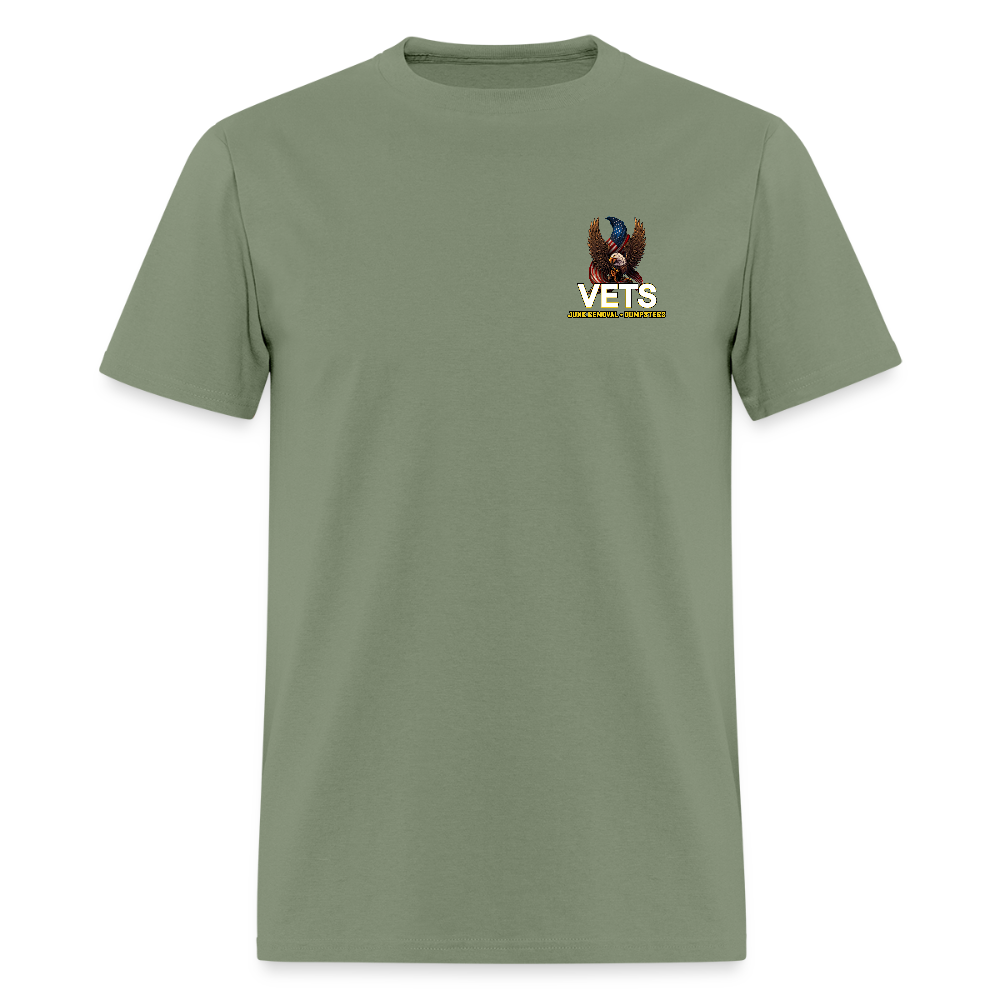 VETS Columbia Cotton T-Shirt - military green