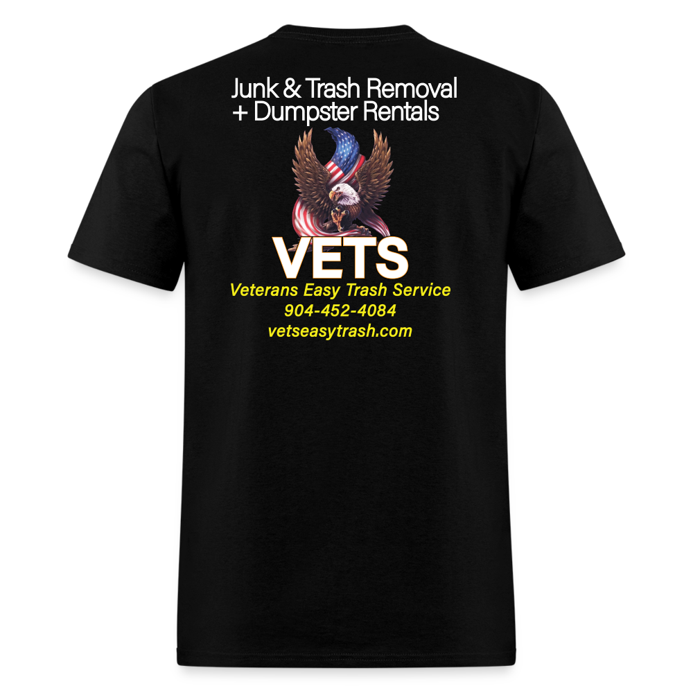 VETS Jacksonville FL Cotton T-Shirt - black