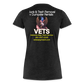 VETS Houston Womens Cotton T-shirt - charcoal grey