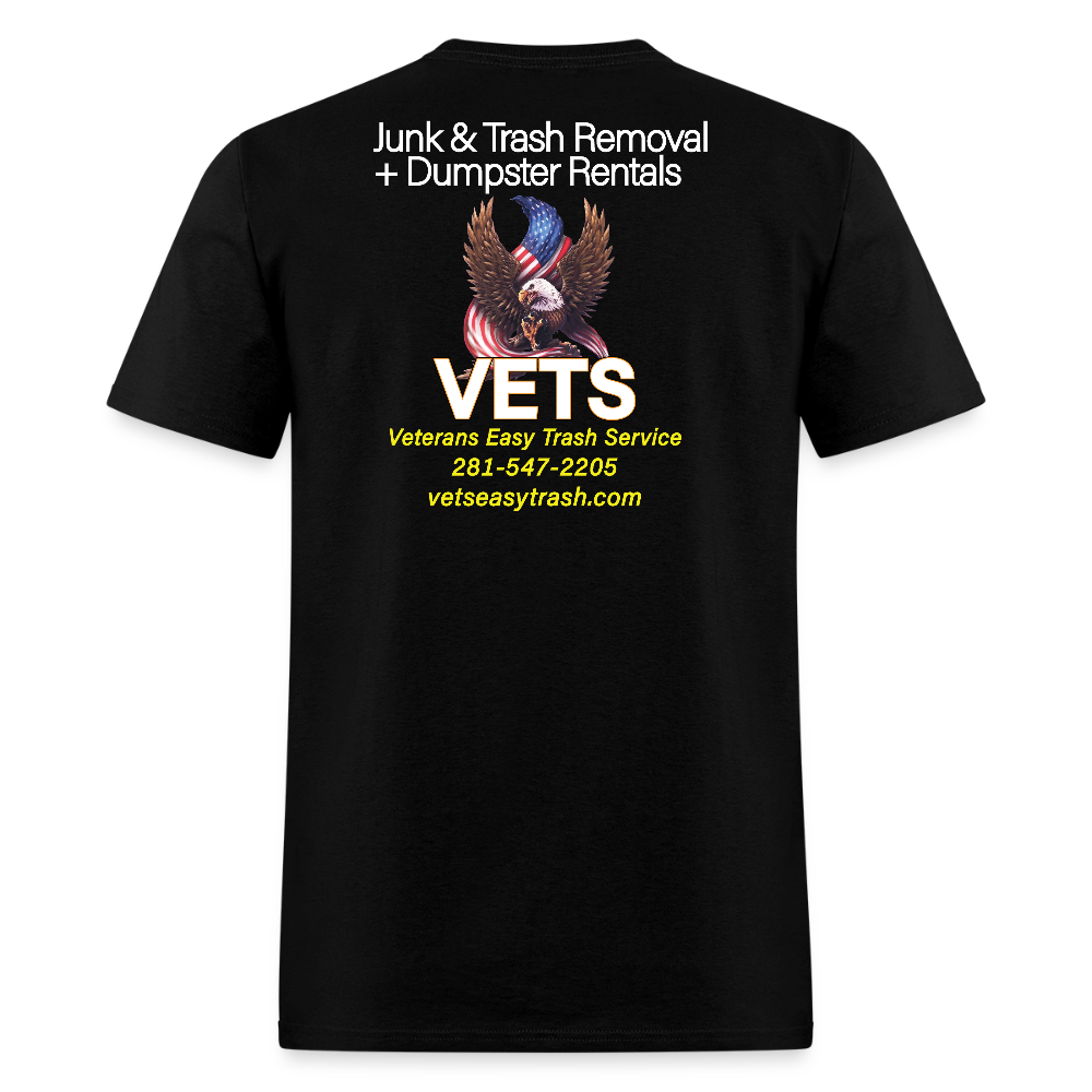 VETS Houston Cotton T-Shirt - black