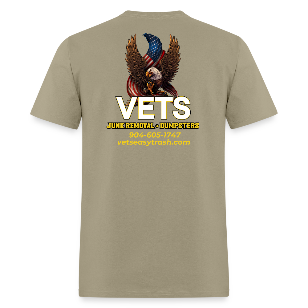 VETS Jacksonville FL Cotton T-Shirt - khaki