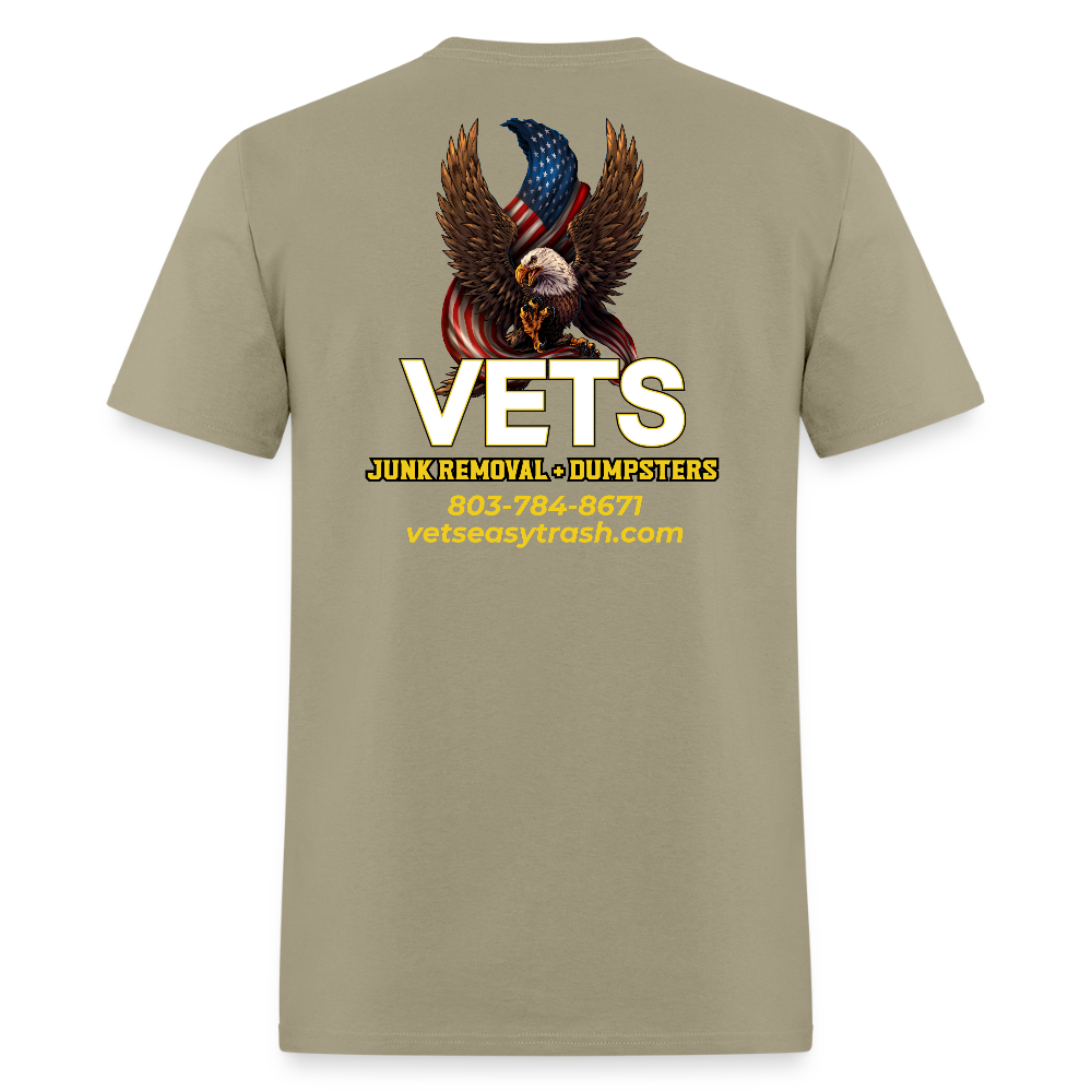 VETS Columbia Cotton T-Shirt - khaki