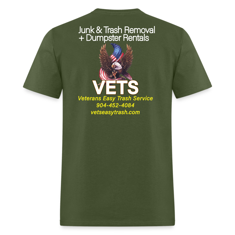 VETS Jacksonville FL Cotton T-Shirt - military green