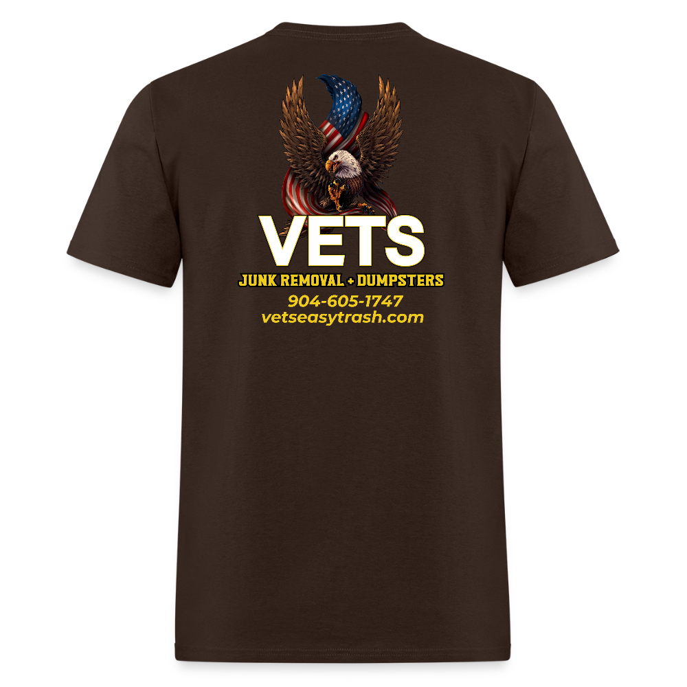VETS Jacksonville FL Cotton T-Shirt - brown