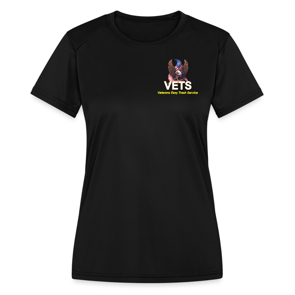 VETS Houston Women's Performance T - black