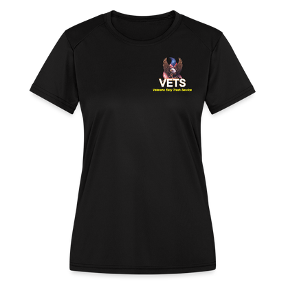 VETS Houston Women's Performance T - black