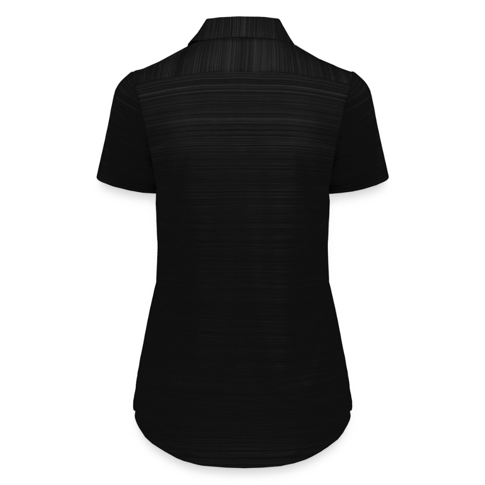 VETS Womens Sports Polo (No Back) - black