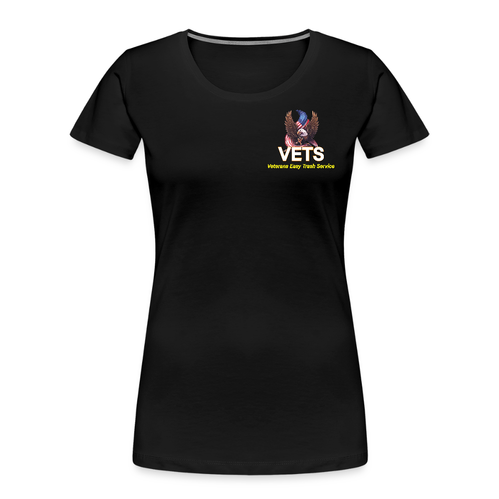 VETS Savannah Womens Cotton T-shirt - black