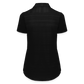 VETS Womens Sports Polo (No Back) - black