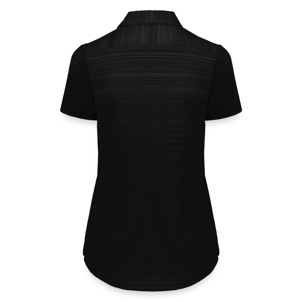 VETS Womens Sports Polo (No Back) - black