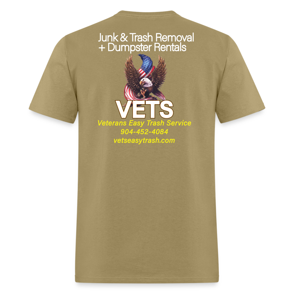 VETS Jacksonville FL Cotton T-Shirt - khaki