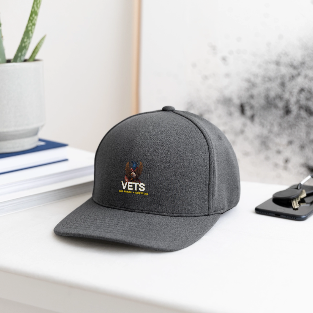 VETS Flexfit Baseball Cap - dark heather gray