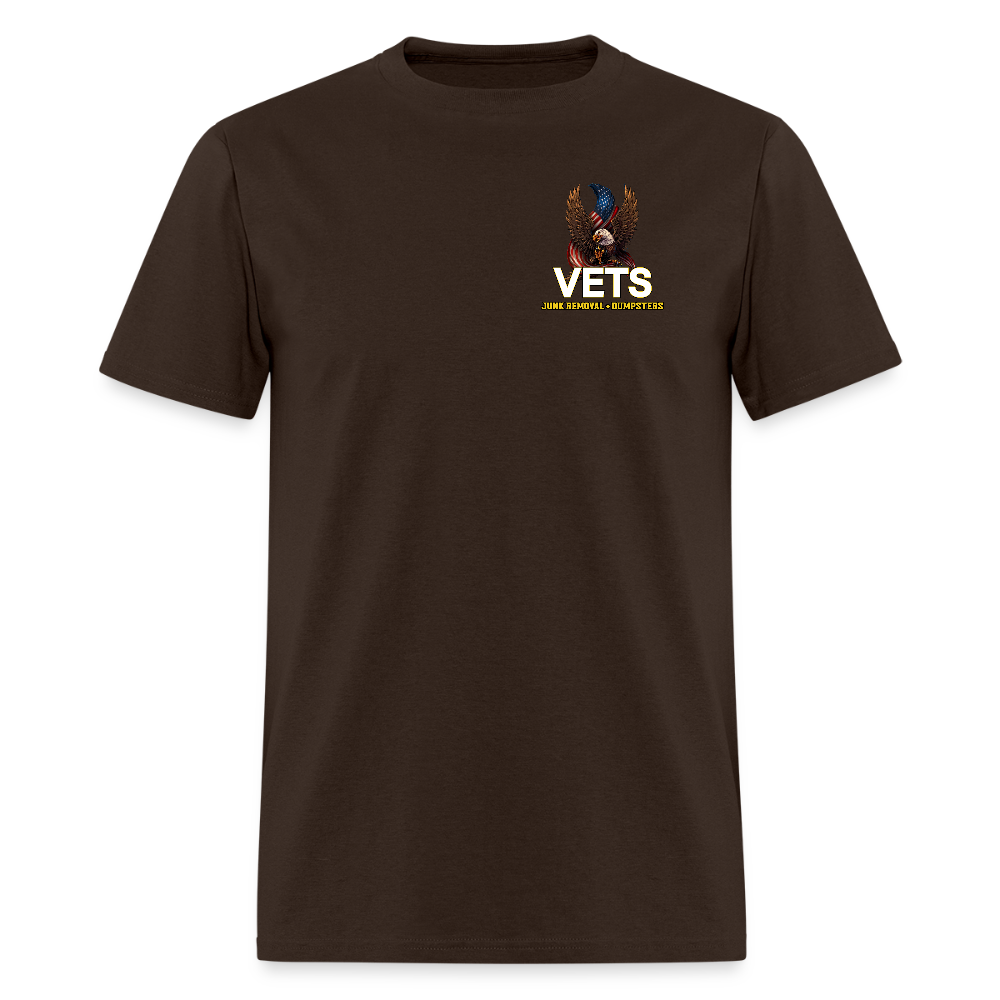 VETS Jacksonville FL Cotton T-Shirt - brown