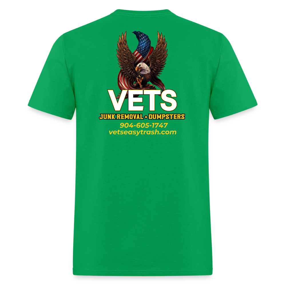 VETS Jacksonville FL Cotton T-Shirt - bright green