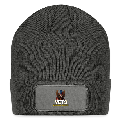 VETS Patch Beanie - charcoal grey