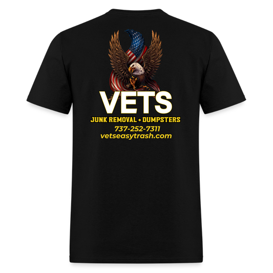VETS Austin Cotton T-Shirt - black