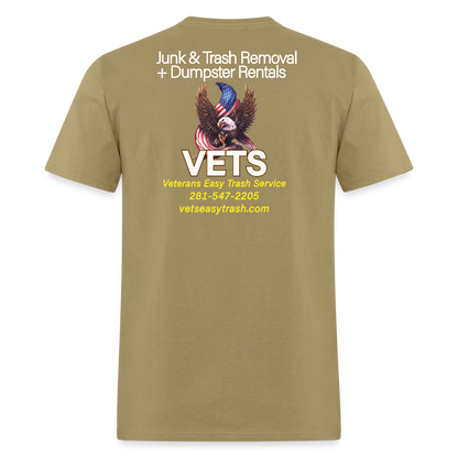 VETS Houston Cotton T-Shirt - khaki