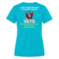 VETS Columbia Women's Performance T - turquoise