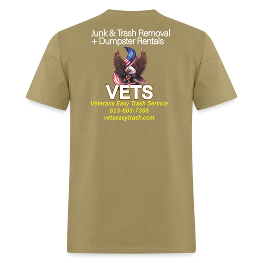 VETS Tampa Cotton T-Shirt - khaki