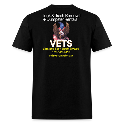 VETS Tampa Cotton T-Shirt - black