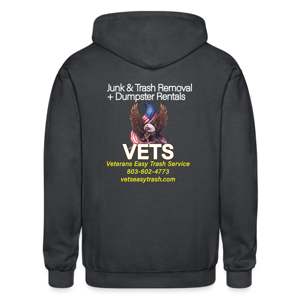 VETS Columbia Hoodie - deep heather