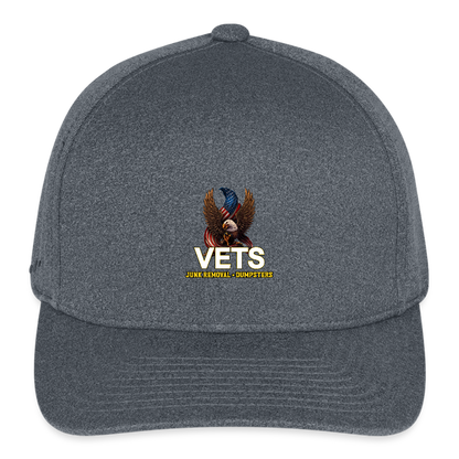 VETS Flexfit Baseball Cap - dark heather gray