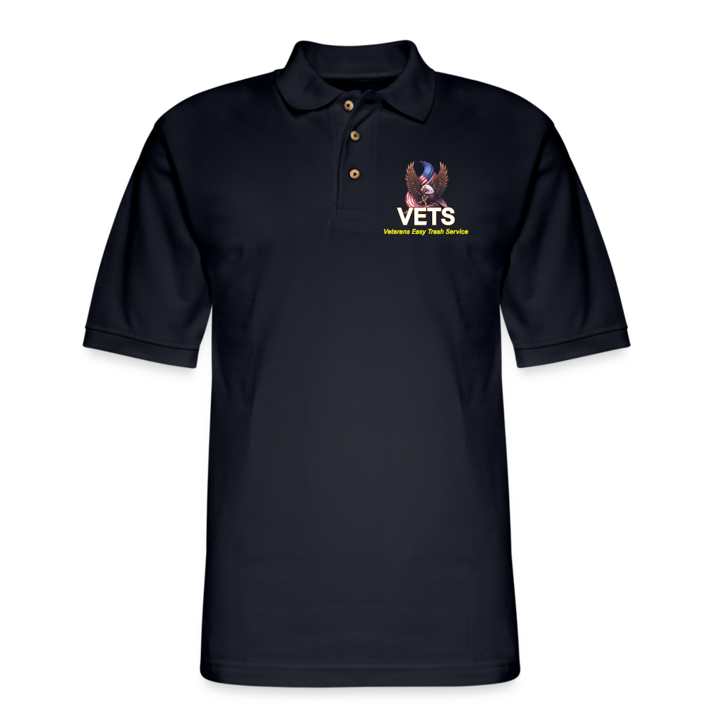 VETS Polo Shirt- No Back Graphics - midnight navy