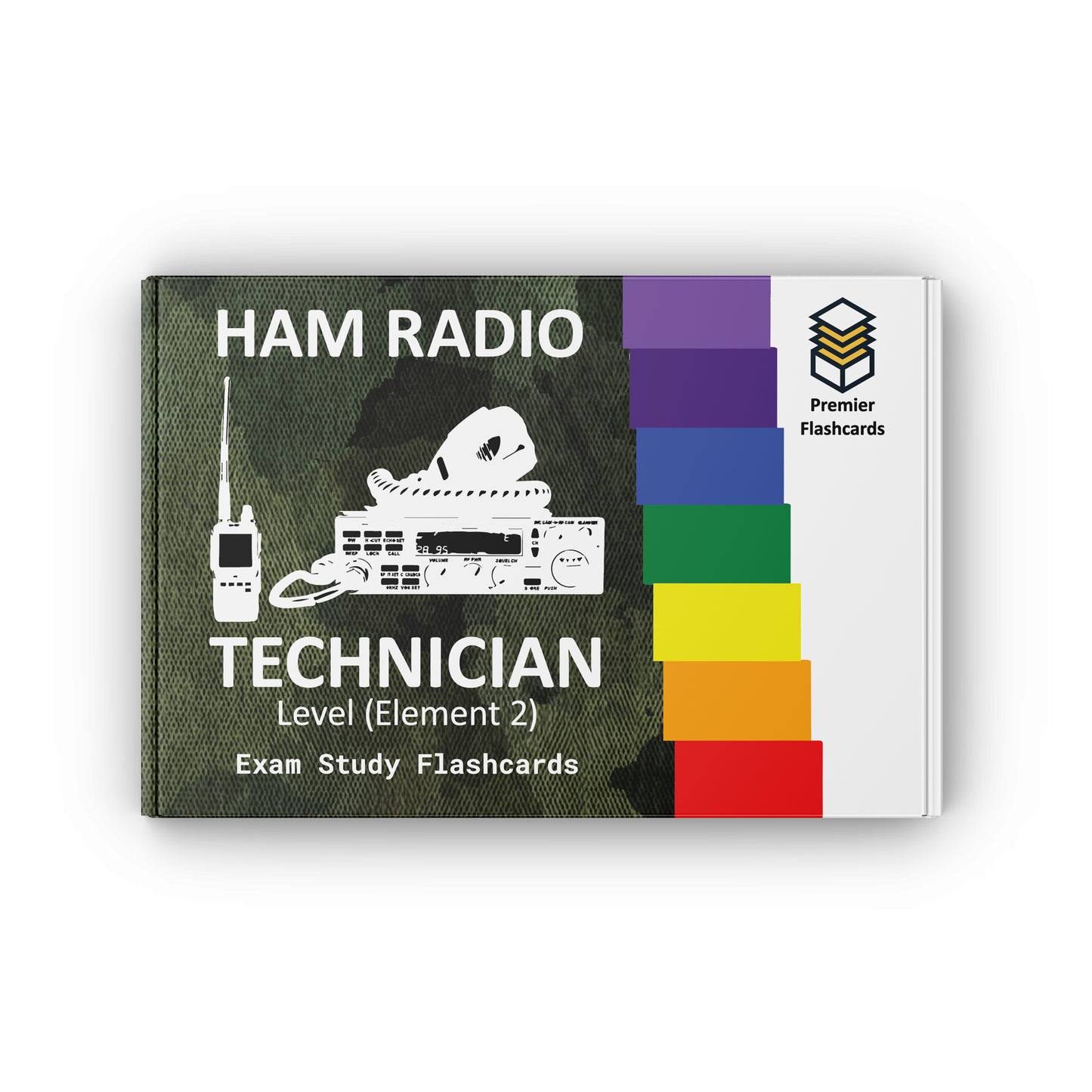 Premier Flashcards- Ham Radio Technician License Study Flashcards | All 412 Questions and Answers for The Technician (Element 2) License Exam | Made in USA | *Exam Effective Date 2022-2026*