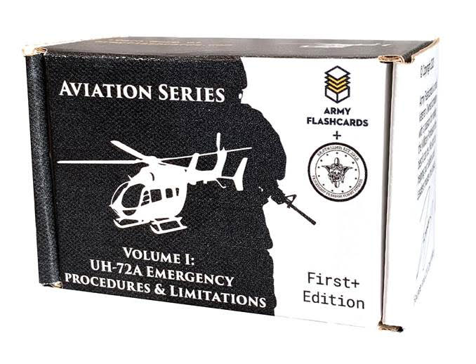 Army Flashcards- UH-72A Lakota Helicopter Emergency Procedures and Limitations | Every Procedure and Limitation and Associated Warning and Caution | Perfect for US Army Flight School | Made in USA